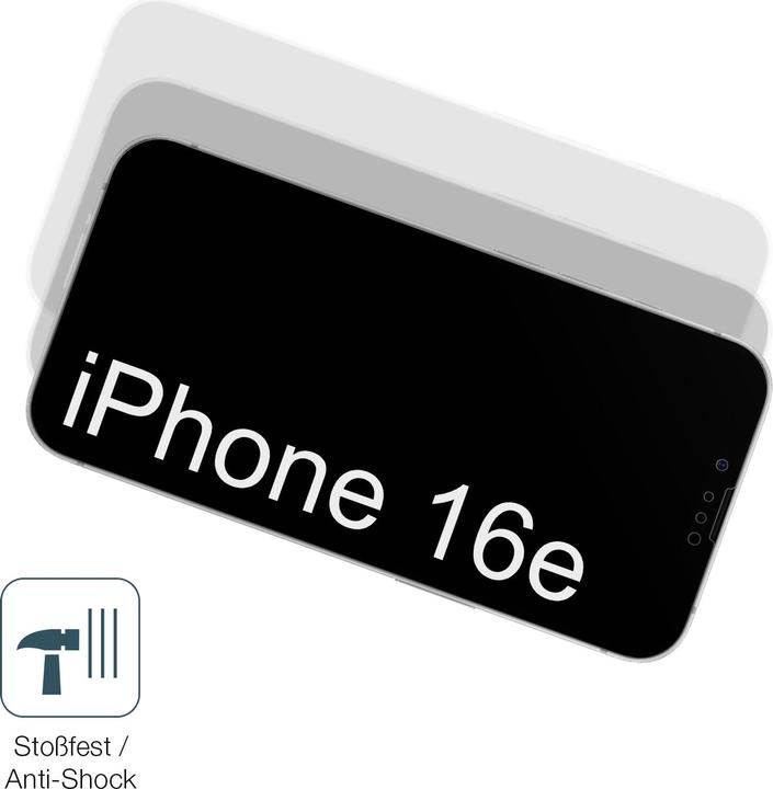 Produktbild Dipos Anti-Shock Displayschutz Matt 9H (1 Stück, Apple iPhone 16e)