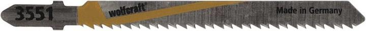 Produktbild wolfcraft 2 Stichsägeblätter HCS L=100mm T-Schaft