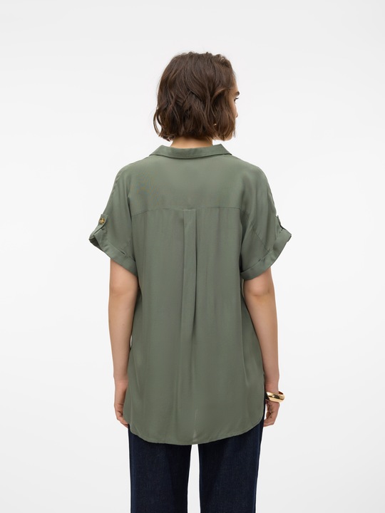 Actual product image Vero Moda Vmbumpy Ss Shirt Wvn Ga Noos (S)