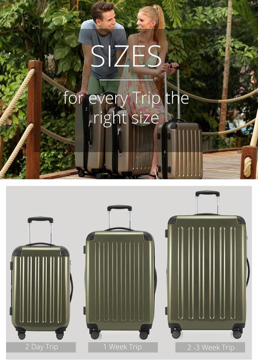 Actual product image Hauptstadtkoffer Expandable Hardshell Spinner Suitcase with TSA Lock