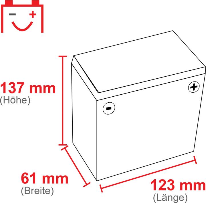 Produktbild Exide Bike (6 V, 12 Ah, 95 A)