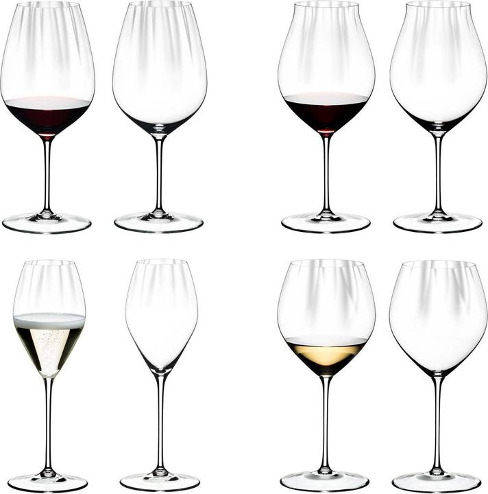 Riedel Gläserset Performance (8 Gläser, Weissweingläser)