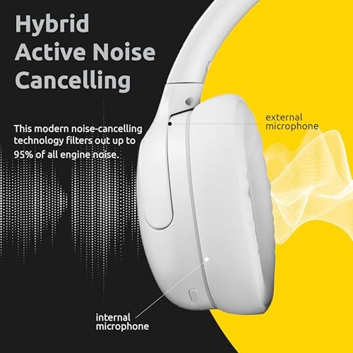 Immagine prodotto Intenso Cuffie over-ear O400HA - Cancellazione attiva del rumore ibrida, fino a 75 ore di autonomia e B (ANC, 75 h, Senza fili)