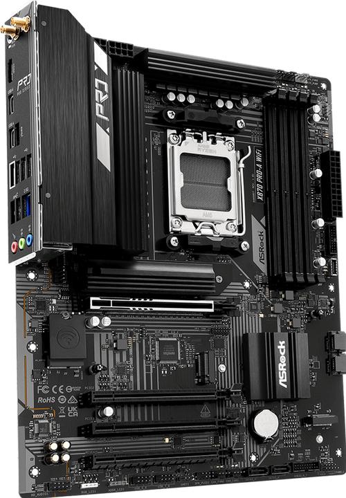 Productafbeelding AsRock X870 Pro-A WiFi AM5 ATX HDMI/USB-C DDR5 retail (AM5, AMD X870, ATX)