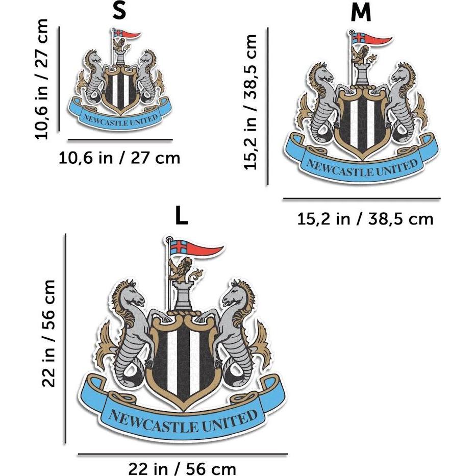 Thumbnail - Iconic Newcastle United FC - Logo - Holz Puzzle Grösse M (270 Teile) (270 Teile)
