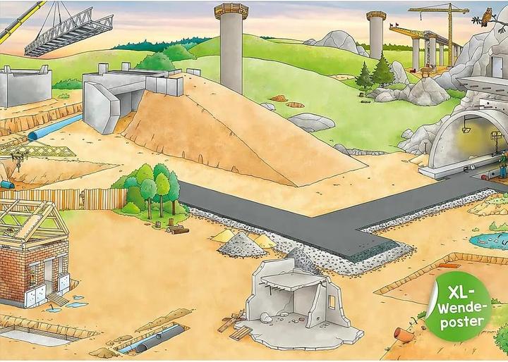 Produktbild Mein XL Sticker-Poster Baustelle (250 Sticker)