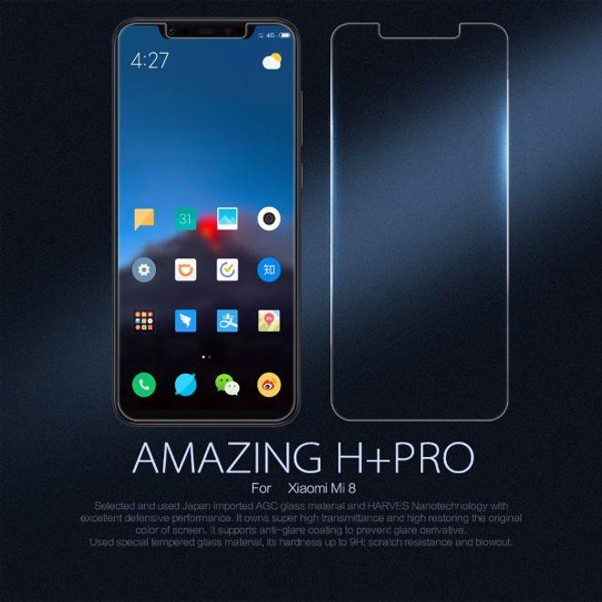 Actual product image Nillkin H+ PRO protective glass (1 Piece, Mi 8)