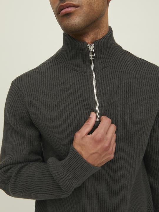 Produktbild Jack & Jones RDD Einfarbig Strickpullover mit Rundhals Strickpullover mit Rundhals (XL)