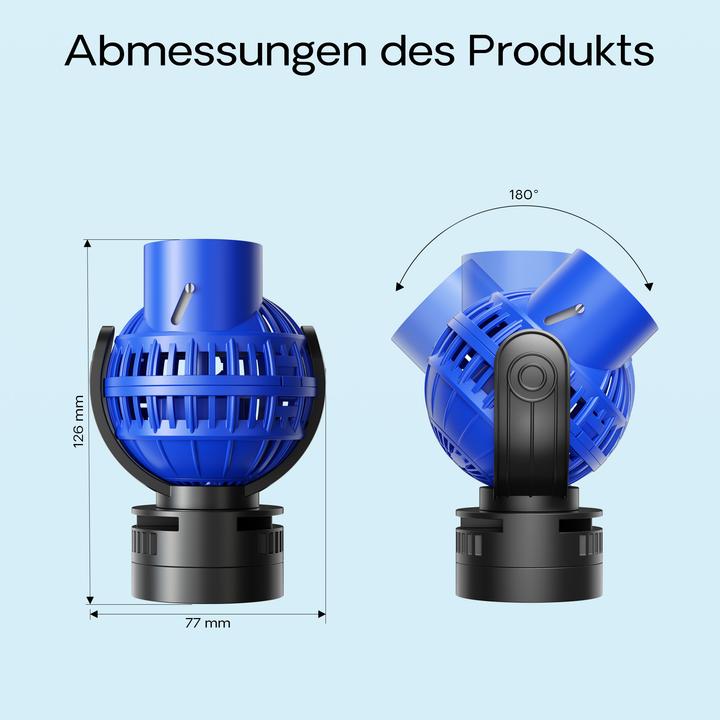 Immagine prodotto SunSun JVP-131 Pompa di flusso 6000 l/h 8 W Pompa per acquari 1 ugello Supporto magnetico