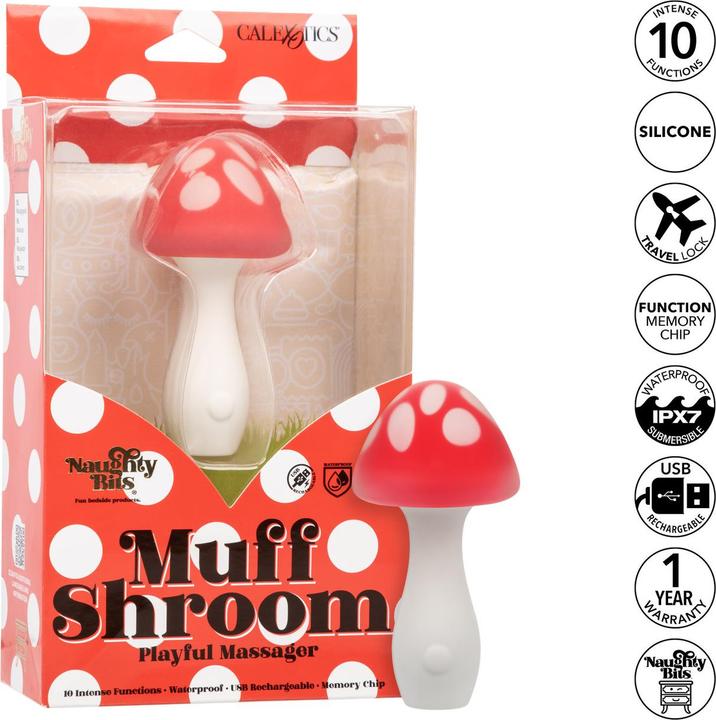 Actual product image CalExotics Muff Shroom Playful Massager