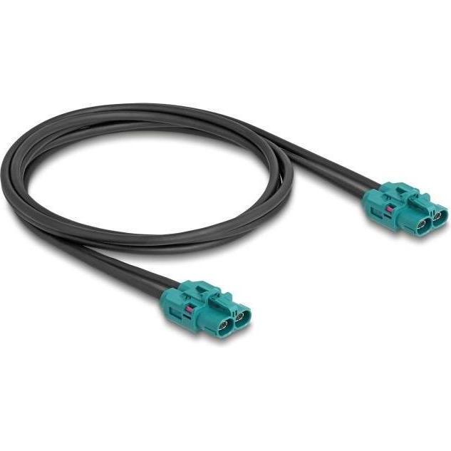 Delock Kabel HDMTD Z double Buchse zu HDMTD Z double Buchse (1 m, HDMI), Video Kabel