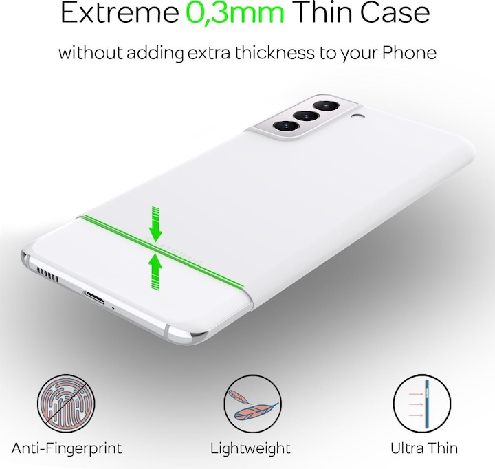 Actual product image Nalia Ultra Thin Hardcase (Samsung Galaxy S21+)