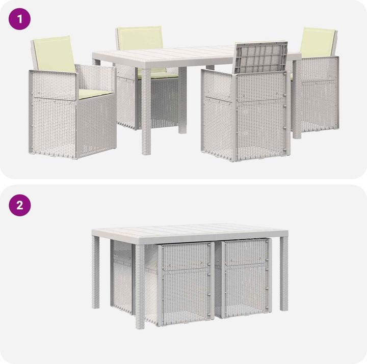 Produktbild vidaXL Modernes Esszimmer-Set