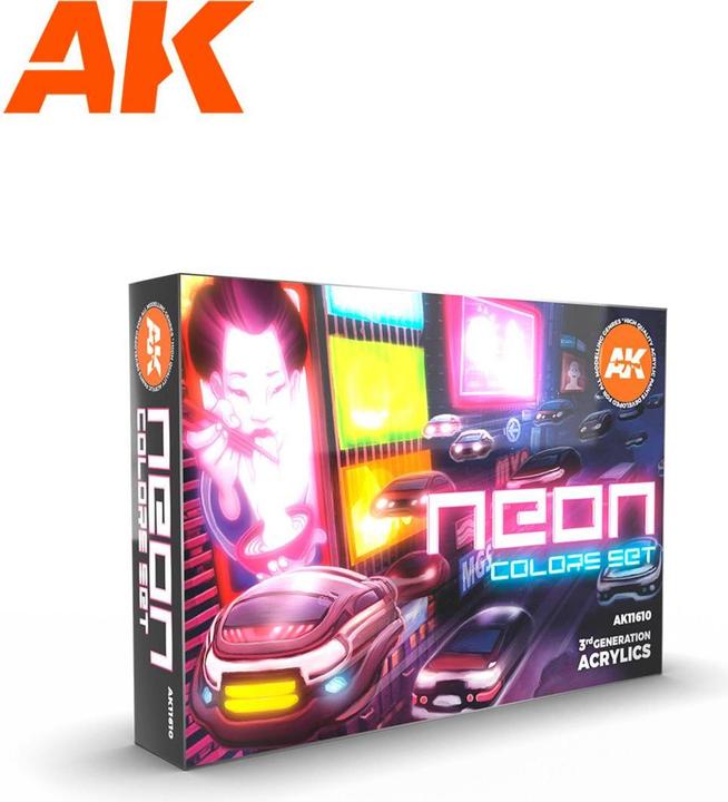 AK Interactive Ak Set de Peinture - Neons Kleuren Set