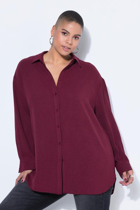 Produktbild Studio Untold Hemdbluse, oversized, Krepp, Langarm (58, 60)