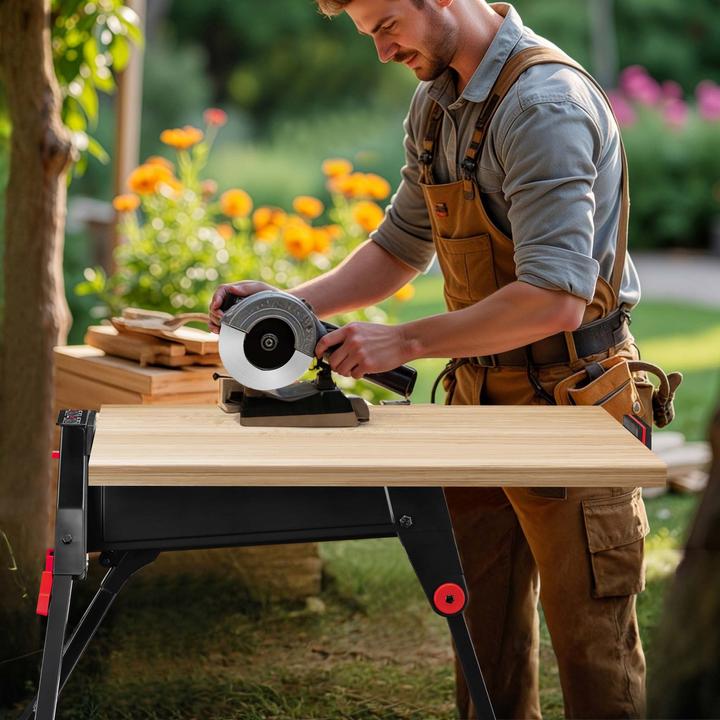 Immagine prodotto Wiltec Sistema di bloccaggio del banco da lavoro 98x88x87cm Tavolo da lavoro fino a 200 kg Tavolo da (88 cm, 98 cm)