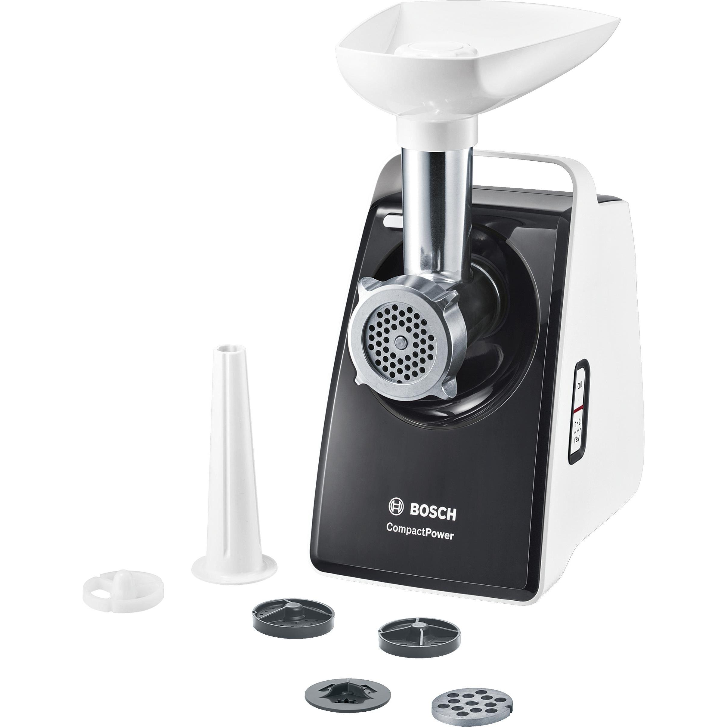Bosch Hausgeräte Mfw3612a, Fleischwolf, Schwarz, Weiss