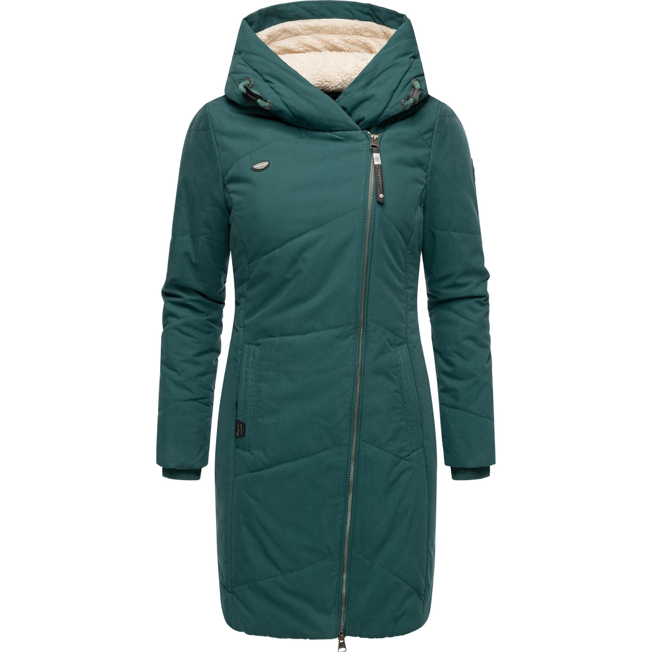 Ragwear, Damen, Jacke, Gordon Long (3XL), Grün, 3XL