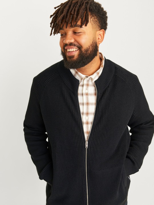Produktbild Jack & Jones Plus Size Strickjacke Strickjacke (5XL)