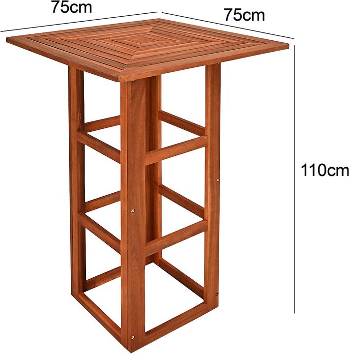 Produktbild Deuba Stehtisch (75 x 75 x 110 cm)