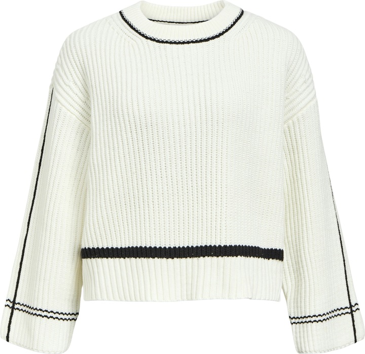 Object Gerippter Strickpullover