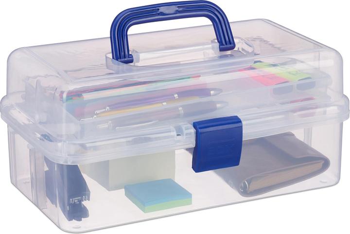 Actual product image Relaxdays Transparent Storage Box (33 x 19.5 x 14 cm)