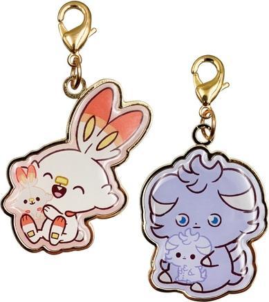 Immagine prodotto Pokémon Set di ciondoli in metallo Scorbunny & Espurr