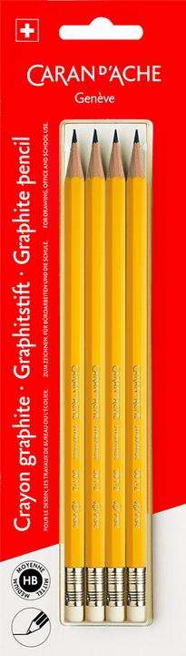 Actual product image Caran d'Ache Edelweiss graphite pencil in blister pack (2.10 mm, HB, 4 x)
