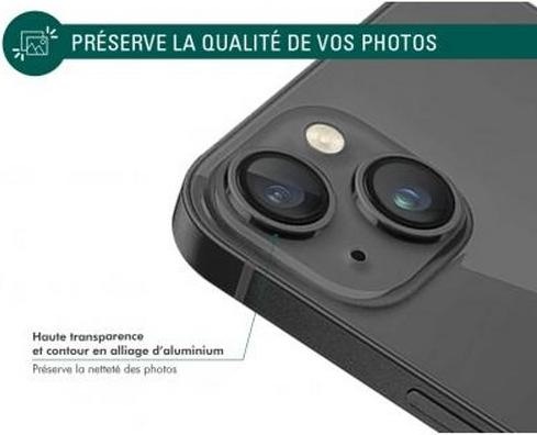 Produktbild Bigben Connected Glas-Folie Rückkamera (1 Stück, Apple iPhone 15 Plus)