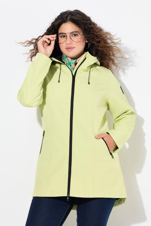 Produktbild Ulla Popken HYPRAR Long-Softshelljacke, wasserabweisend, A-Linie (50, 52)