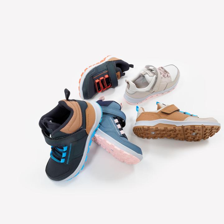 Image du produit Quechua Chaussures de randonnée enfants taille 28-34 mi-hautes à scratch - NH500 bleu (33)