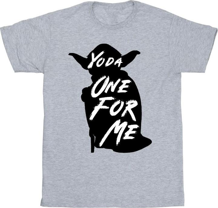Actual product image Star Wars Mens Yoda One For Me T-Shirt (S)