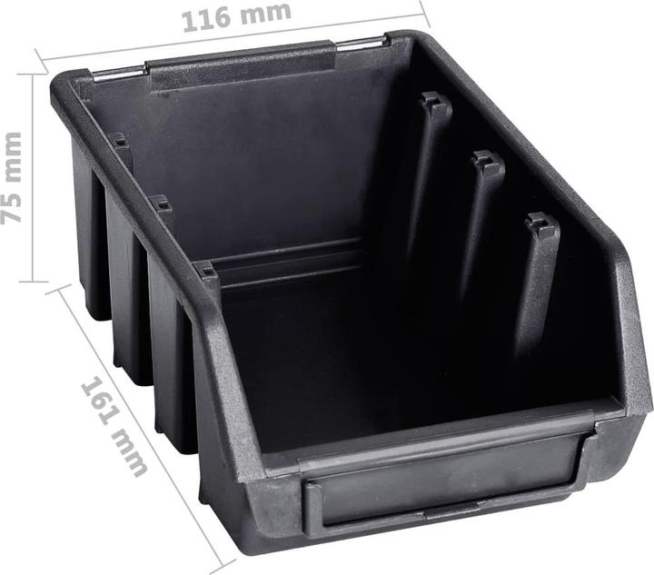 Actual product image vidaXL Sichtlagerbox