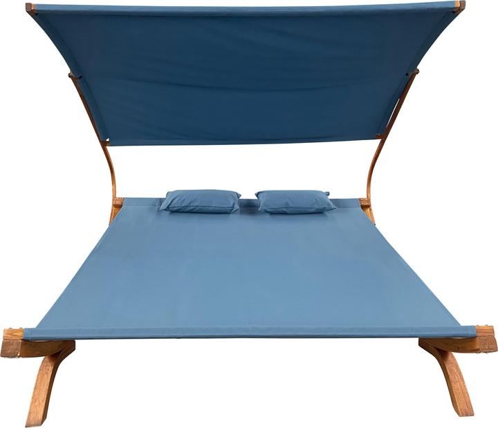 Image du produit Axi Mallorca lit double avec parasol bleu (200 cm)