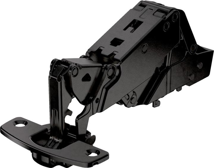 Image du produit Hettich Sensys Weitwinkel Null-Einspr. mit Dämpfung 8657i schwarz halb vorl. 165°TH52