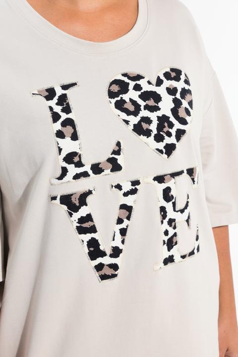 Produktbild Miamoda T-Shirt, oversized, Leo LOVE Statement (46, 48)