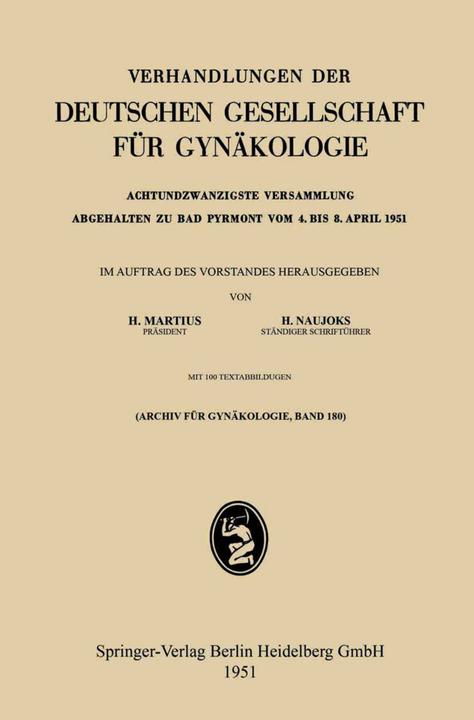 Produktbild Achtundzwanzigste Versammlung Abgehalten zu Bad Pyrmont vom 4. bis 8. April 1951 (Deutsch, Heinrich Martius, Hermann Naujoks, 2014)