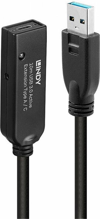 Produktbild Lindy 10m USB 3.0 Active Extension Type A to C (10 m, USB 3.2 Gen 1)