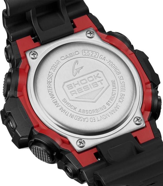 Immagine prodotto Casio GA-700RGB-1AER (Cronografo, Orologio digitale, 53 mm)