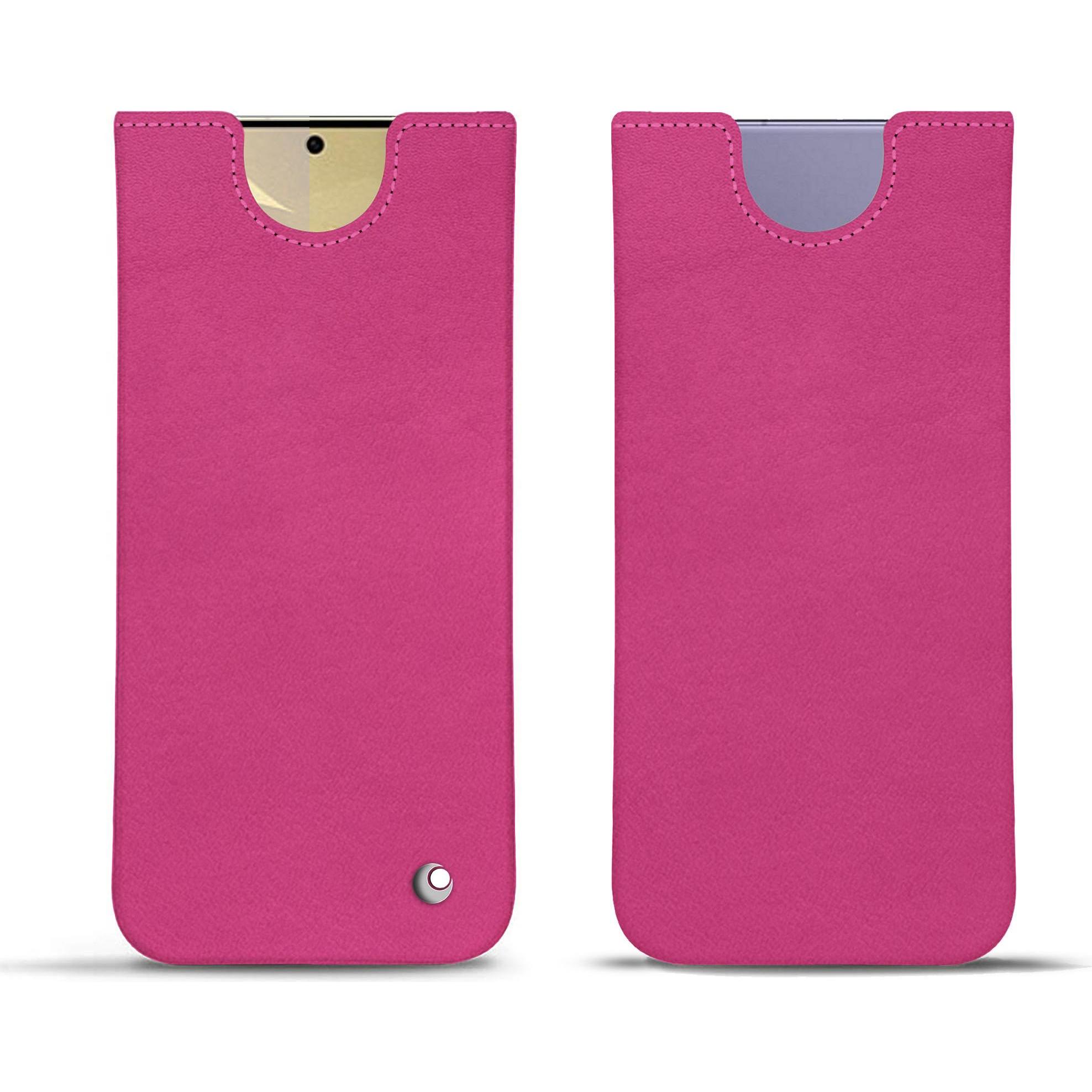 Thumbnail - Noreve Lederschutzhülle (Samsung Galaxy S24+), Smartphone Hülle, Rosa