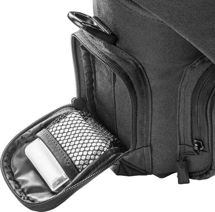 Immagine prodotto mantona Borsa fotografica Premium antracite (Borsa a tracolla per fotocamera)