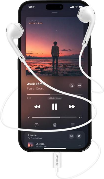 Produktbild Mayaxess USB-C Kopfhörer iPhone 16 Kabel (Kabelgebunden)