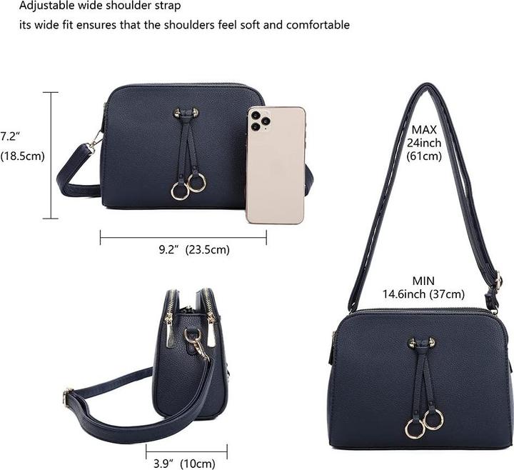 Produktbild Only-Bags.Store Solide Umhängetasche aus PU-Leder