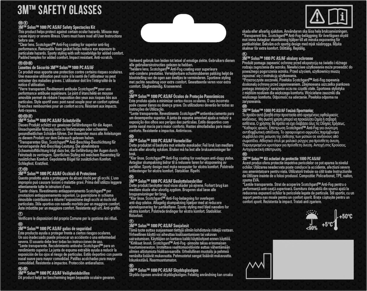 Actual product image 3M Safety goggles