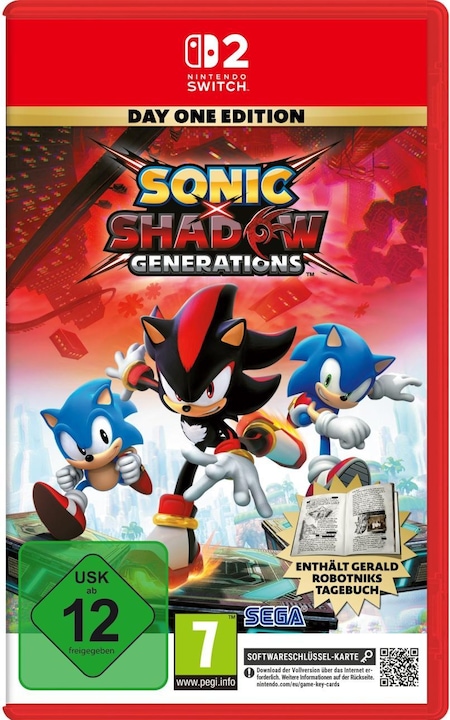 Produktbild Sega Sonic x Shadow Generations Day One Edition (Switch 2, DE)