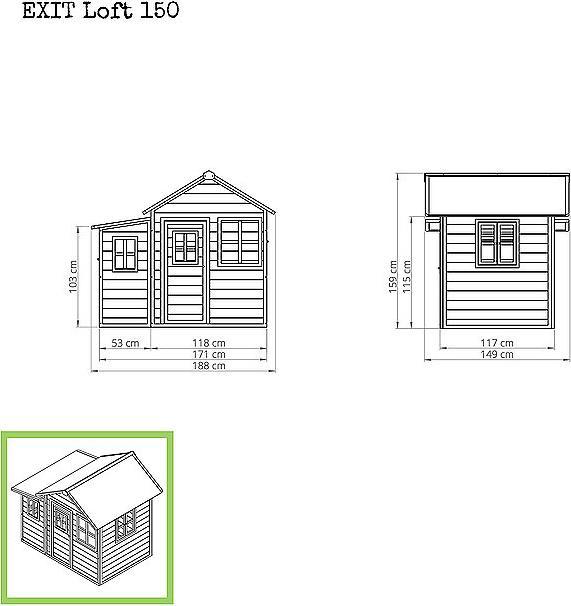 Actual product image Exit Loft 150