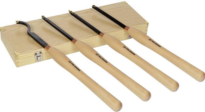 Holzmann Drechseleisenset mit aust.HM Schneidplatte