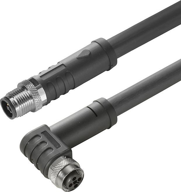 Actual product image Weidmüller Sensor-actuator cable, connecting cable, M12/M12, 4, 3 m, S SAIL-M12GM12W-T-3.0P