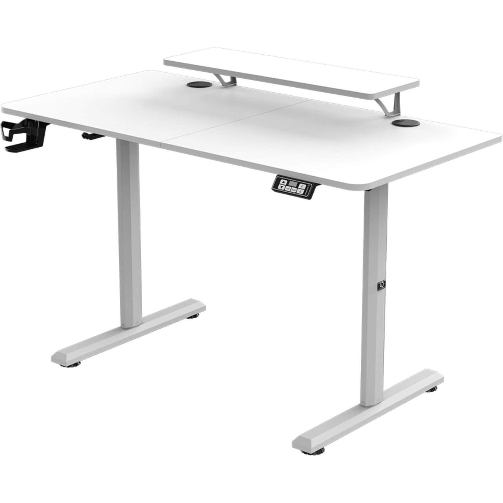 Ultradesk Highlander, Gaming Tisch, Weiss