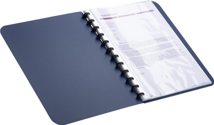 Produktbild Elba vario-zipp Ringmappe manageMe!, DIN A4, dunkelblau Ringdurchmesser: 21 mm, Ringfarbe: silber-metalli (A4, 1 x)